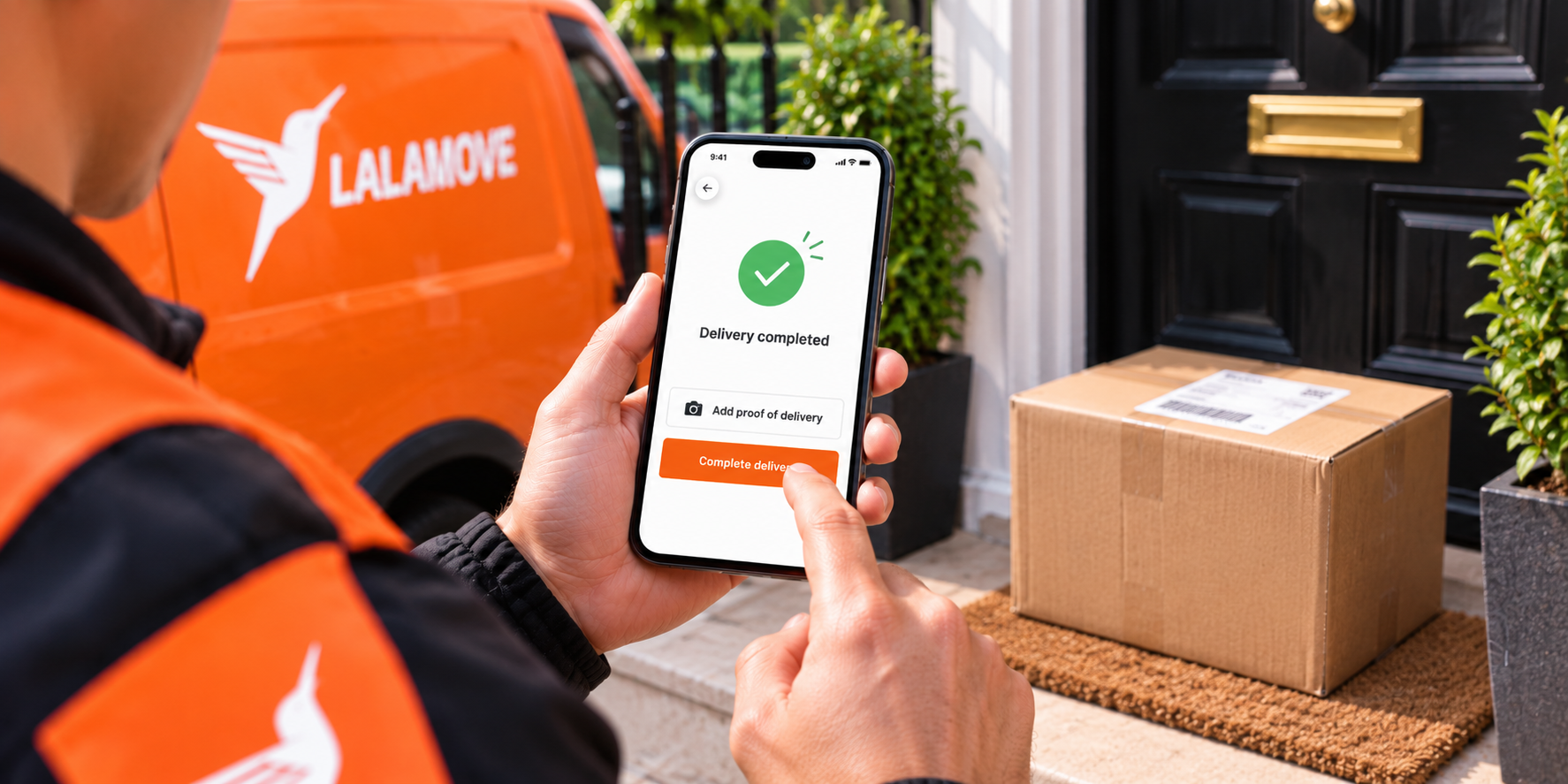 6. Complete your delivery