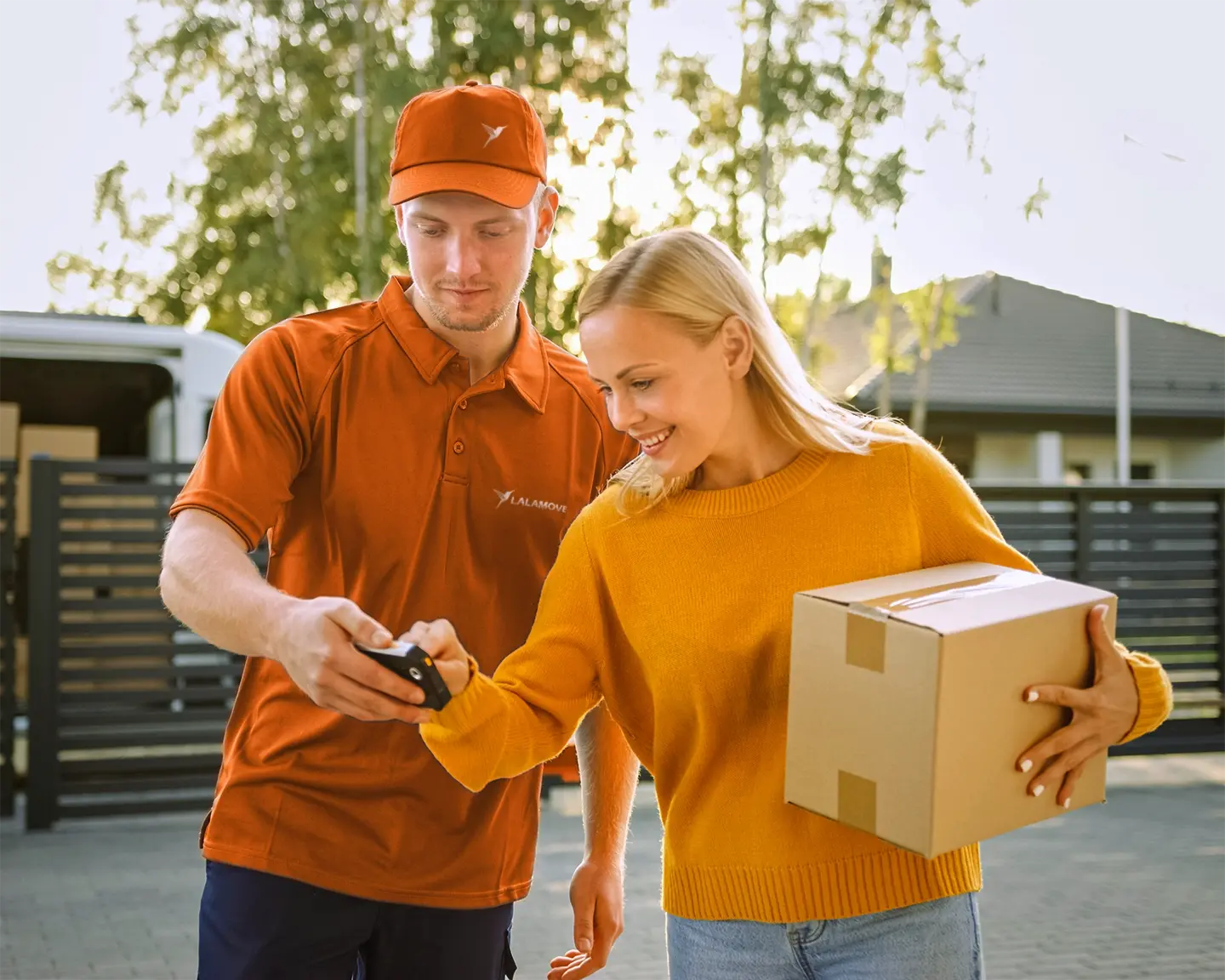 Delivery Partner with Phone 2