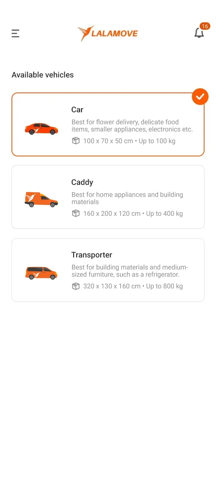 Step 2 - Vehicle Select_EN