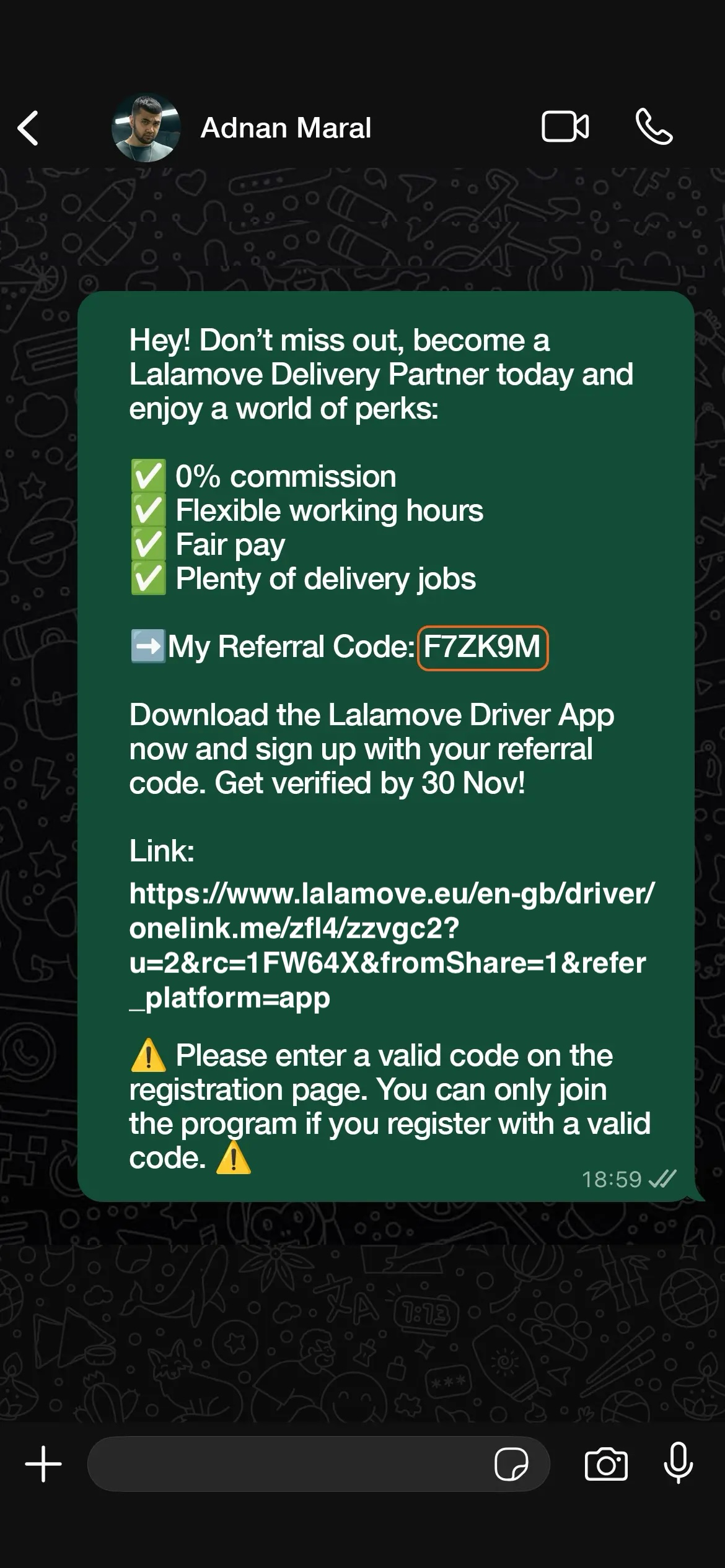 Referrer step 3